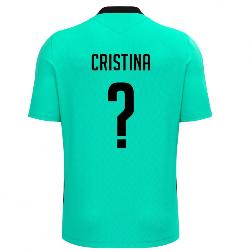 Danxen Criança Mosca Cristina #0 Turquesa Preto Camisola Guarda-Redes 2025/26 Camisa