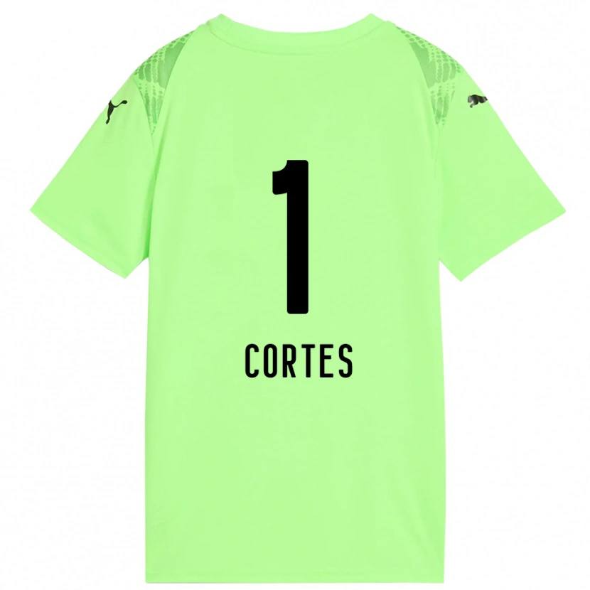 Danxen Criança Brayan Cortés #1 Preto Verde Pálido Camisola Guarda-Redes 2025/26 Camisa