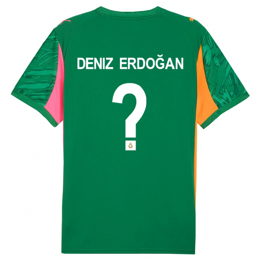 Danxen Criança Ali Deniz Erdoğan #0 Rosa Laranja Verde Camisola Guarda-Redes 2025/26 Camisa