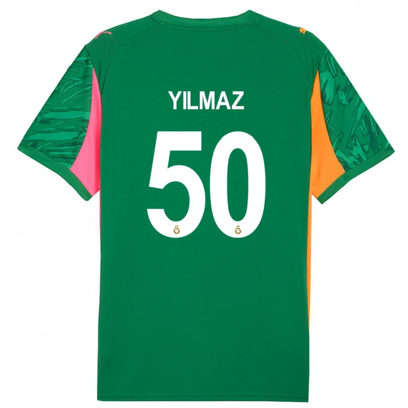 Danxen Criança Jankat Yılmaz #50 Rosa Laranja Verde Camisola Guarda-Redes 2025/26 Camisa