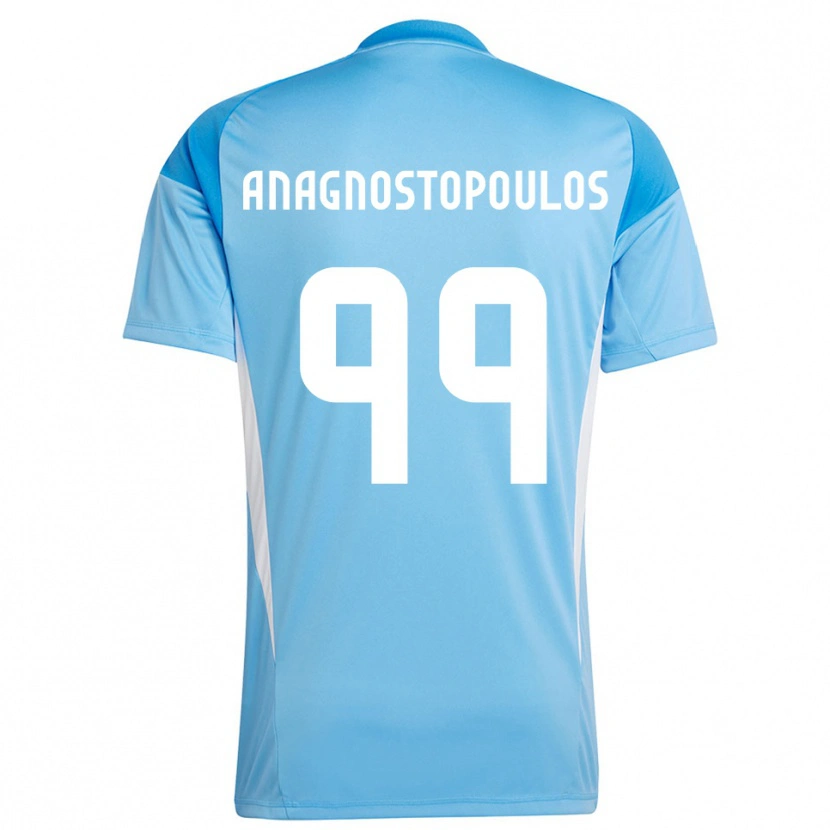 Danxen Criança Alexandros Anagnostopoulos #99 Azul Céu Profundo Camisola Guarda-Redes 2025/26 Camisa