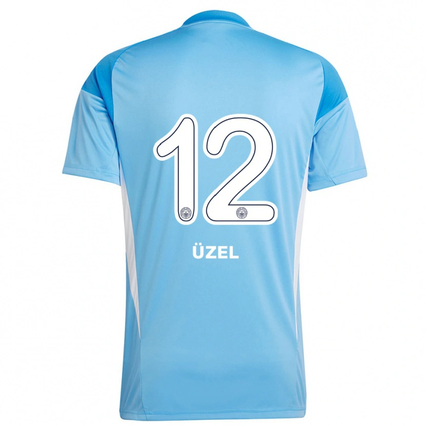 Danxen Criança Nevzat Üzel #12 Azul Real Branco Camisola Guarda-Redes 2025/26 Camisa