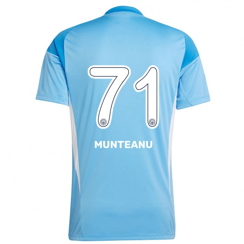 Danxen Criança Natalia Munteanu #71 Azul Real Branco Camisola Guarda-Redes 2025/26 Camisa