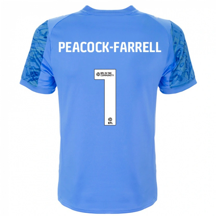 Danxen Criança Bailey Peacock-Farrell #1 Azul Dodging Camisola Guarda-Redes 2025/26 Camisa