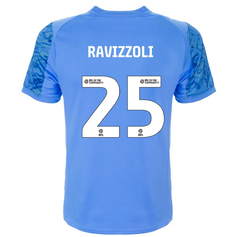Danxen Criança Franco Ravizzoli #25 Azul Dodging Camisola Guarda-Redes 2025/26 Camisa