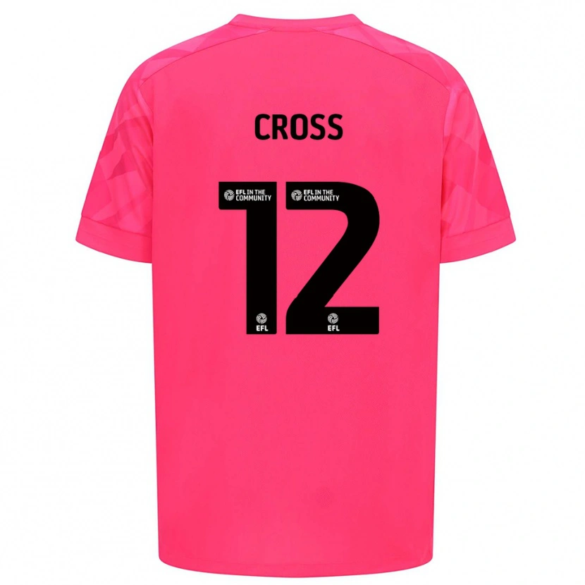 Danxen Criança Alex Cross #12 Rosa Rose Camisola Guarda-Redes 2025/26 Camisa