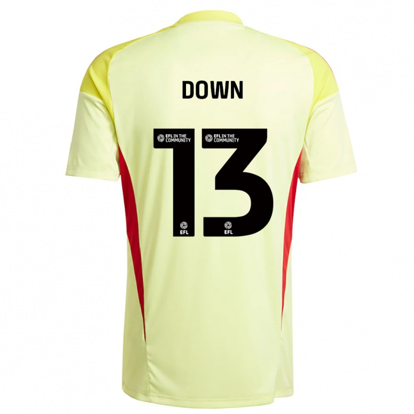 Danxen Criança Sam Down #13 Amarelo Claro Camisola Guarda-Redes 2025/26 Camisa