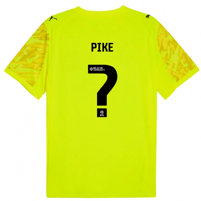 Danxen Criança Ethan Pike #0 Verde Fluorescente Camisola Guarda-Redes 2025/26 Camisa