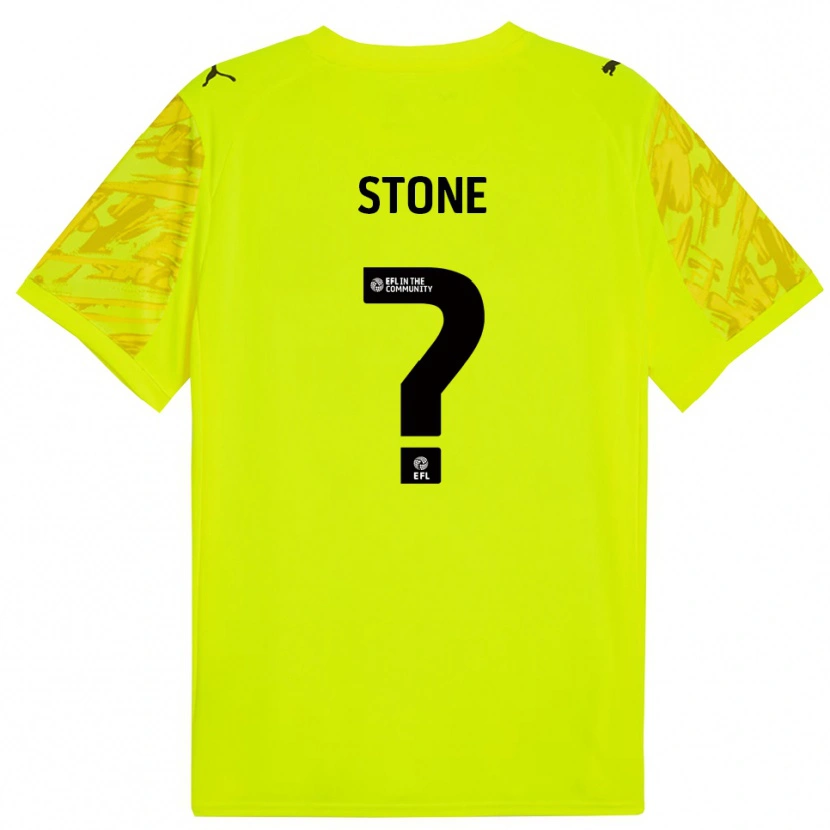 Danxen Criança Hannah Stone #0 Verde Fluorescente Camisola Guarda-Redes 2025/26 Camisa