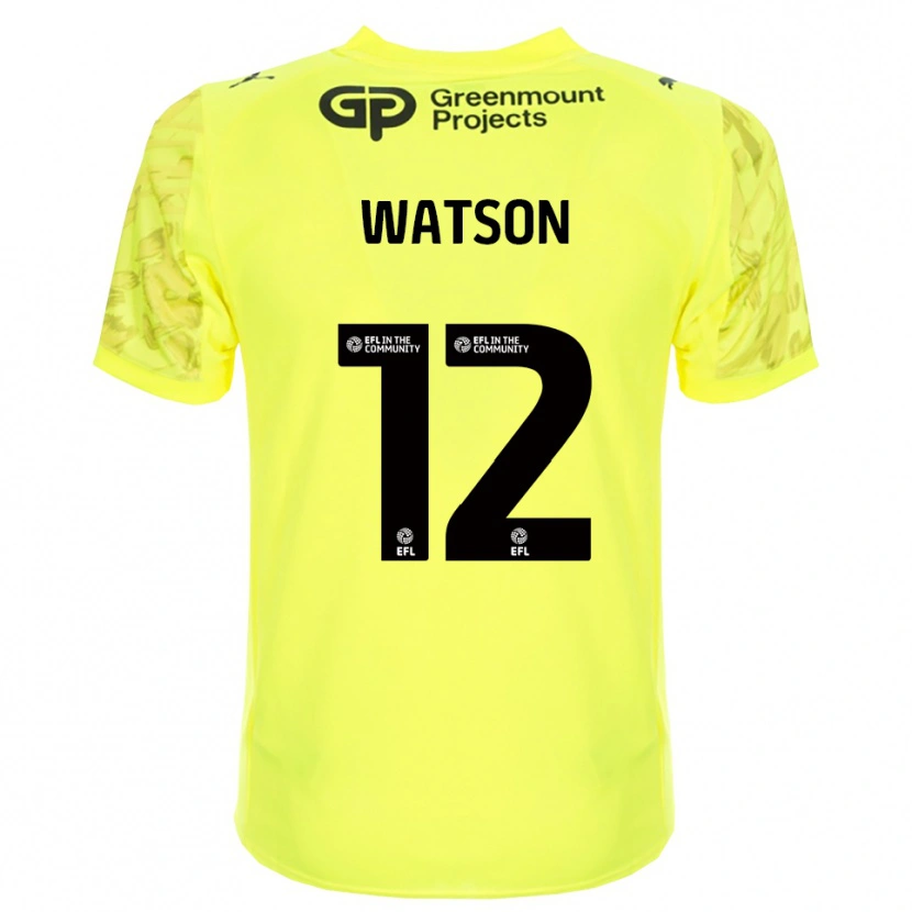 Danxen Criança Tom Watson #12 Preto Verde Fluorescente Camisola Guarda-Redes 2025/26 Camisa
