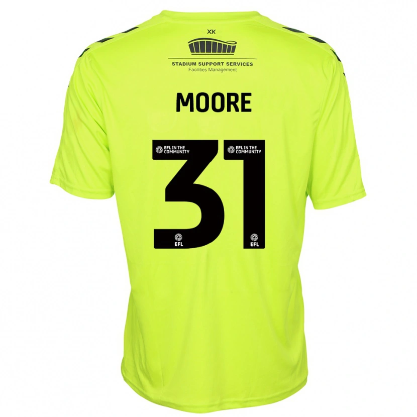 Danxen Criança Stuart Moore #31 Verde Fluorescente Camisola Guarda-Redes 2025/26 Camisa