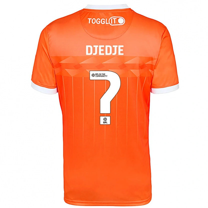 Danxen Criança Eterne Djedje #0 Branco Laranja Camisola Guarda-Redes 2025/26 Camisa