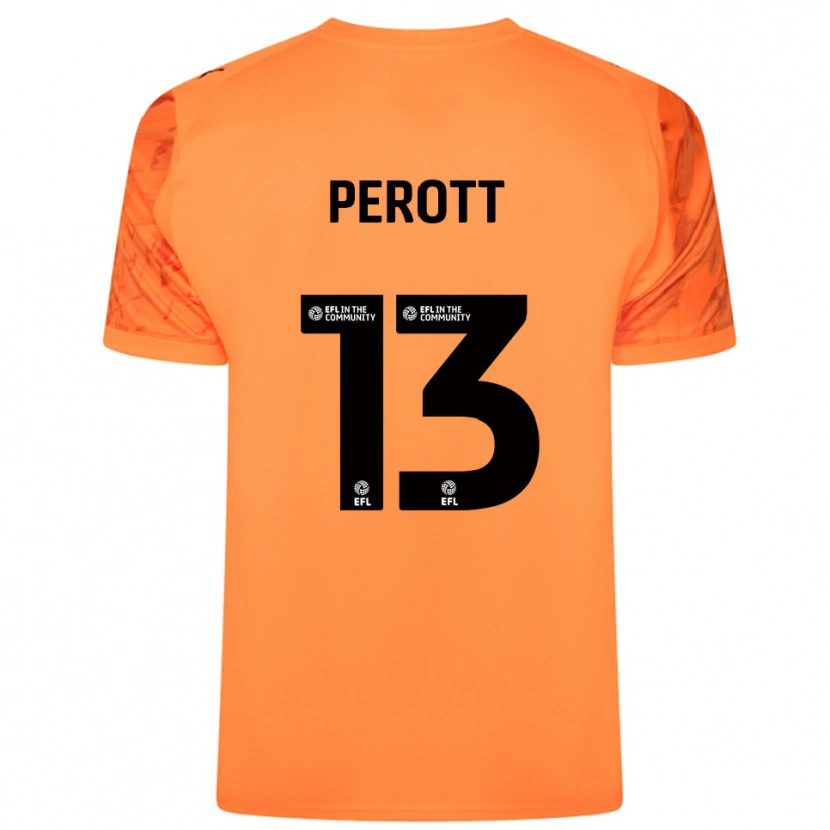 Danxen Criança Milai Perott #13 Preto Laranja Camisola Guarda-Redes 2025/26 Camisa