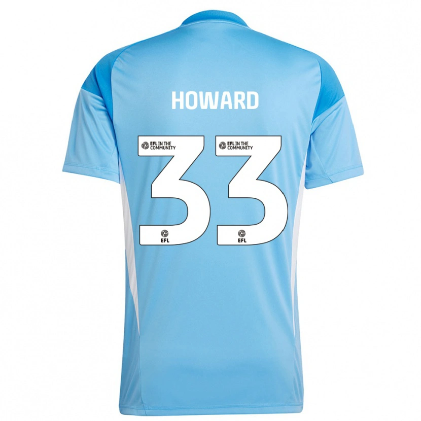 Danxen Criança Mark Howard #33 Azul Celeste Camisola Guarda-Redes 2025/26 Camisa