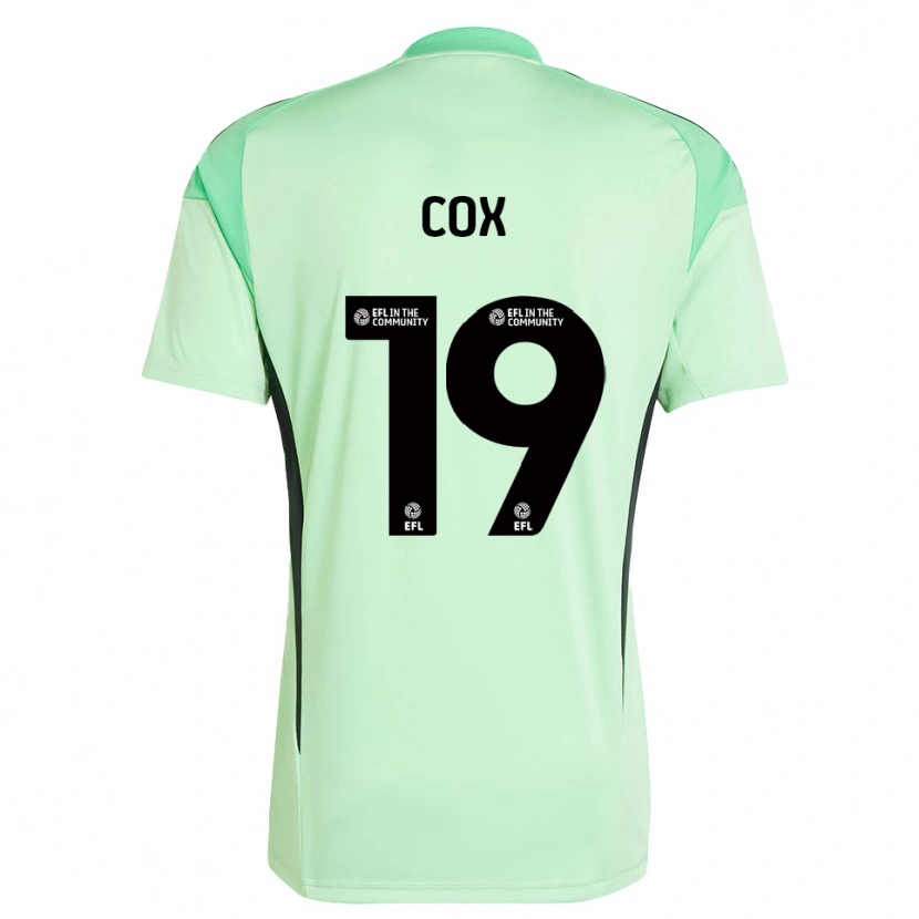 Danxen Criança Hannah Cox #19 Preto Verde Claro Camisola Guarda-Redes 2025/26 Camisa