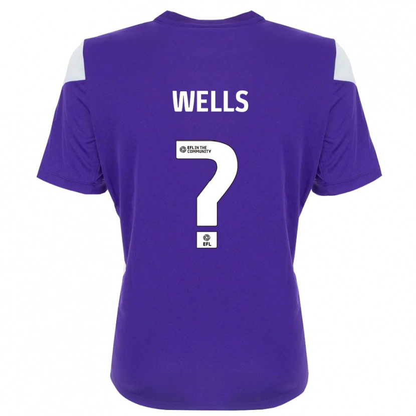 Danxen Criança Liv Wells #0 Branco Roxo Camisola Guarda-Redes 2025/26 Camisa