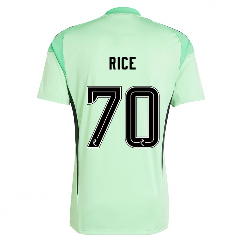 Danxen Criança Aidan Rice #70 Preto Verde Claro Camisola Guarda-Redes 2025/26 Camisa
