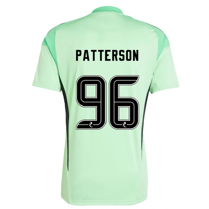 Danxen Criança Cameron Patterson #96 Preto Verde Claro Camisola Guarda-Redes 2025/26 Camisa