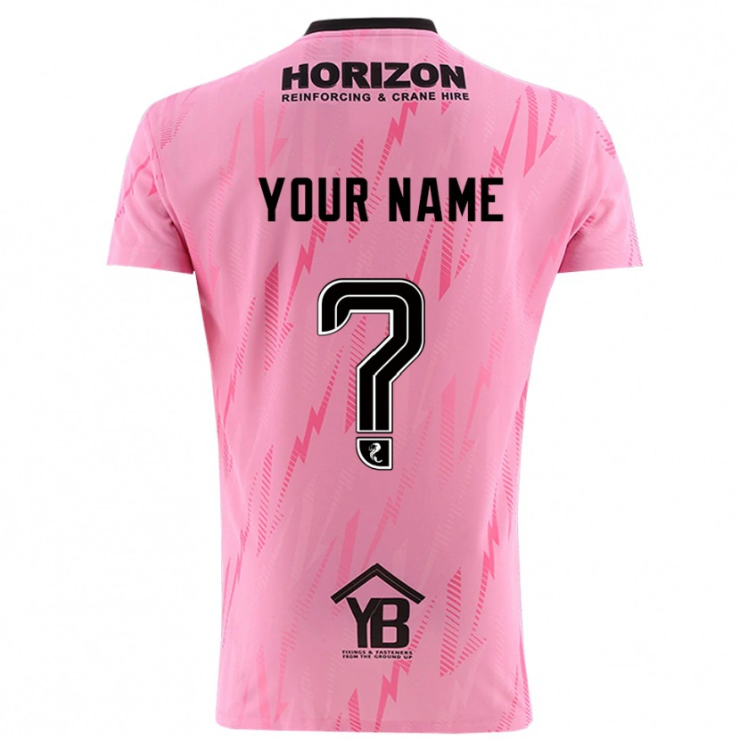 Danxen Criança Falkirk FC Preto Rosa Camisola Guarda-Redes 2025/26 Camisa