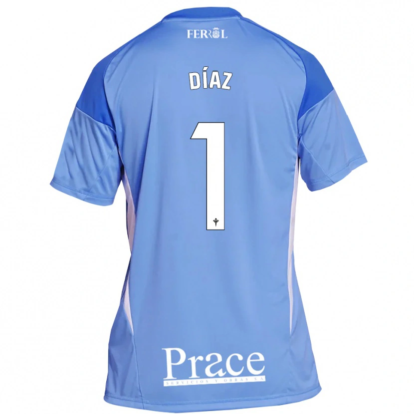 Danxen Criança Lucas Díaz #1 Azul Claro Branco Camisola Guarda-Redes 2025/26 Camisa