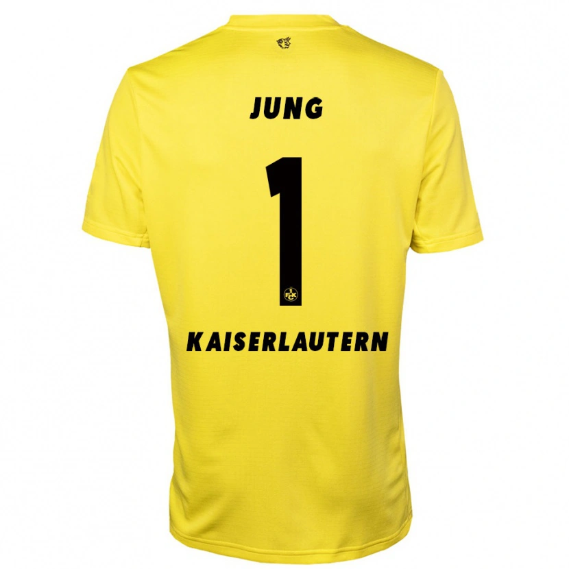 Danxen Criança Moritz Jung #1 Amarelo Preto Camisola Guarda-Redes 2025/26 Camisa