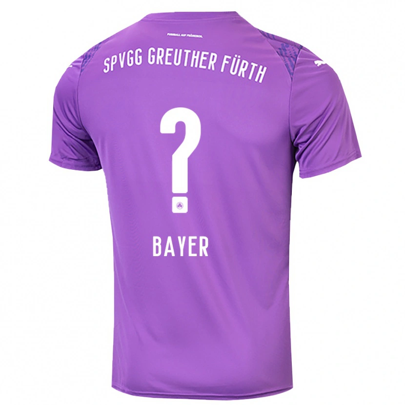 Danxen Criança Lisa Bayer #0 Roxo Branco Camisola Guarda-Redes 2025/26 Camisa