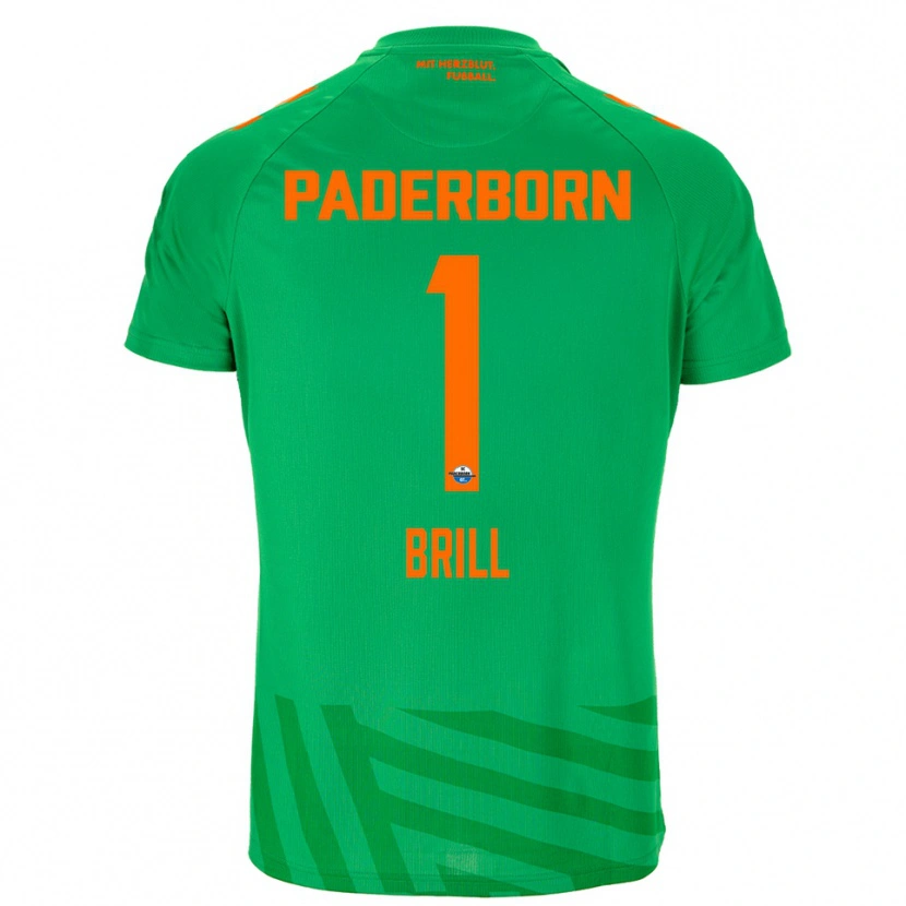 Danxen Criança Moritz Brill #1 Verde Laranja Camisola Guarda-Redes 2025/26 Camisa