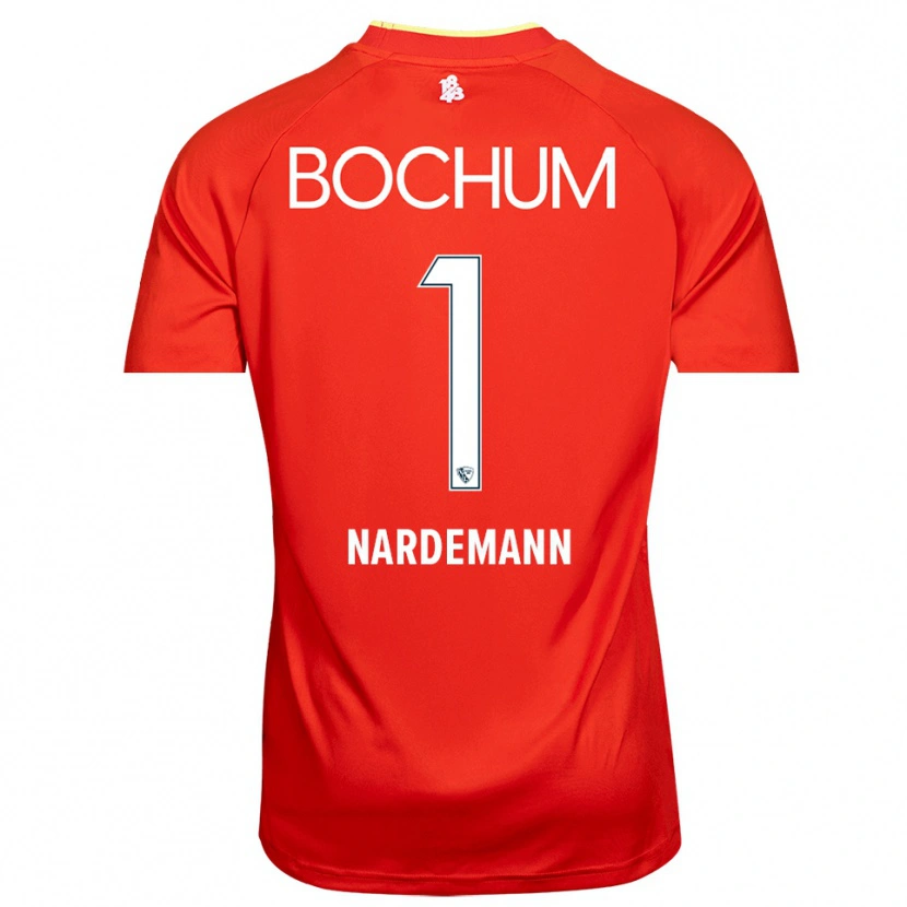 Danxen Criança Kari Närdemann #1 Vermelho Branco Camisola Guarda-Redes 2025/26 Camisa