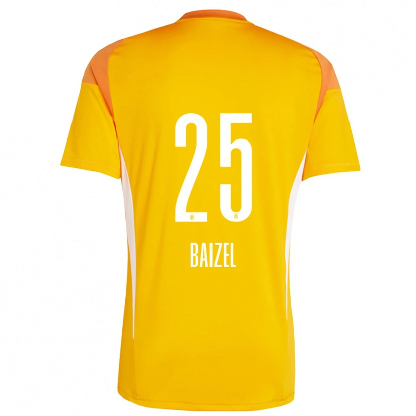 Danxen Criança David Baizel #25 Amarelo Laranja Camisola Guarda-Redes 2025/26 Camisa