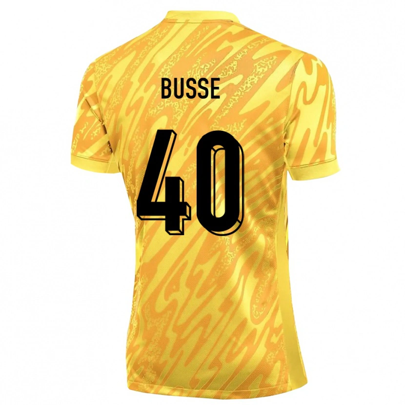 Danxen Criança Jonah Busse #40 Amarelo Laranja Camisola Guarda-Redes 2025/26 Camisa