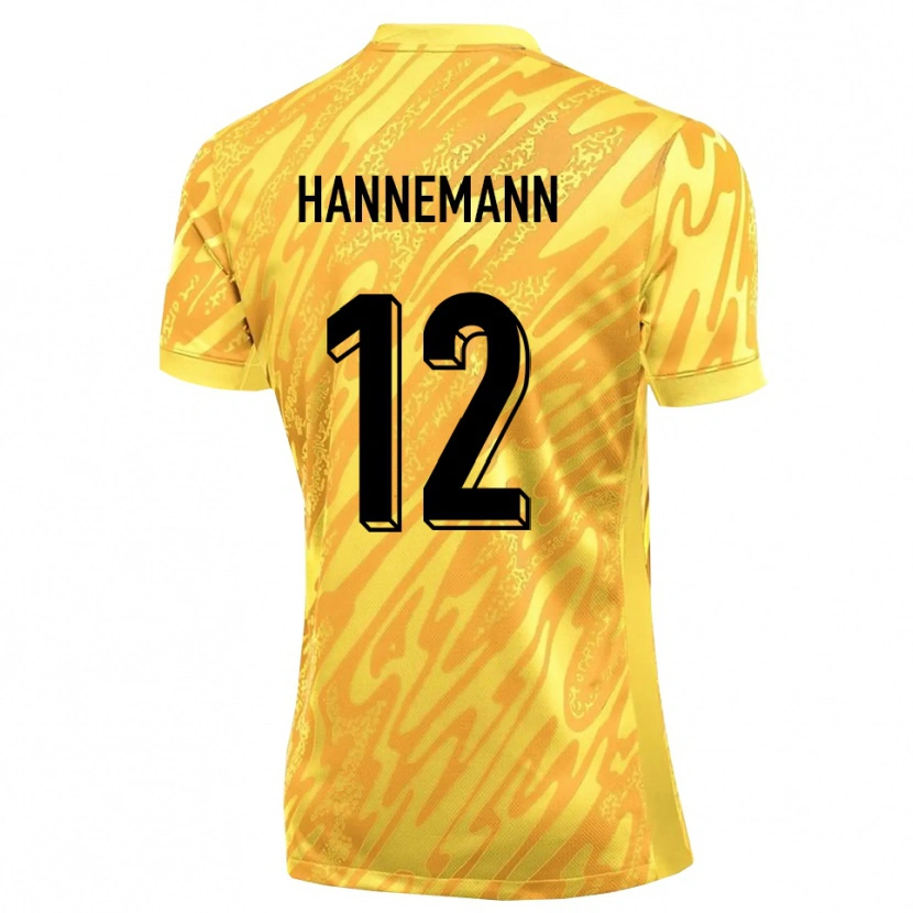 Danxen Criança Sören Hannemann #12 Amarelo Laranja Camisola Guarda-Redes 2025/26 Camisa