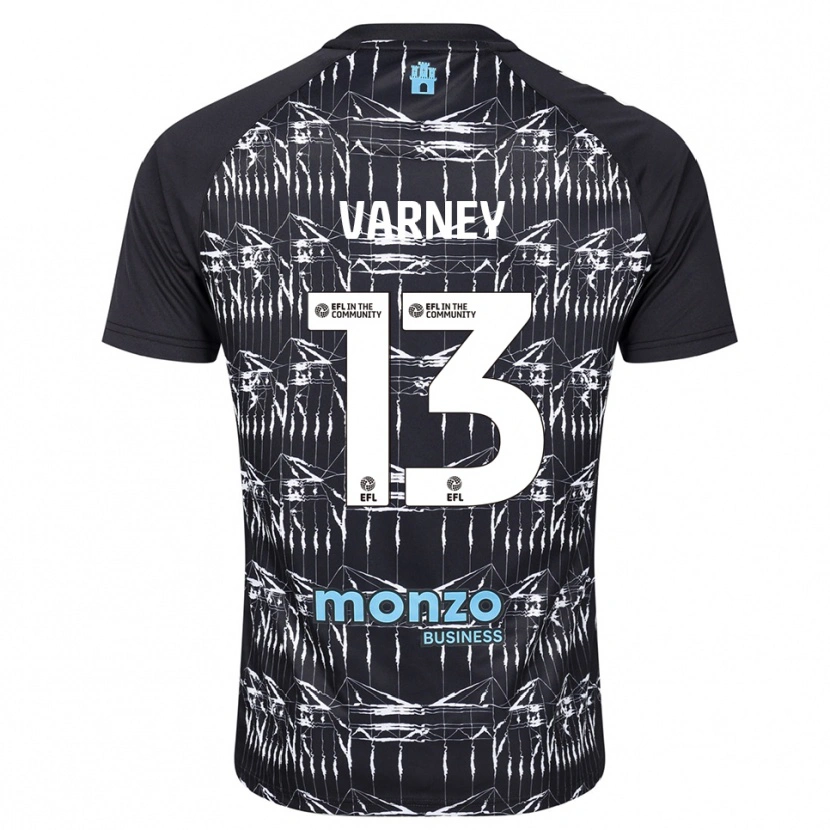 Danxen Criança Oscar Varney #13 Azul Preto Camisola Guarda-Redes 2025/26 Camisa
