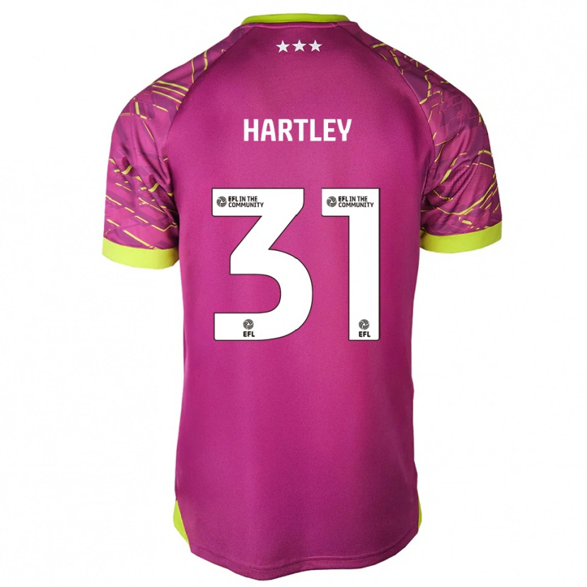 Danxen Criança Laura Hartley #31 Vermelho Violeta Médio Camisola Guarda-Redes 2025/26 Camisa