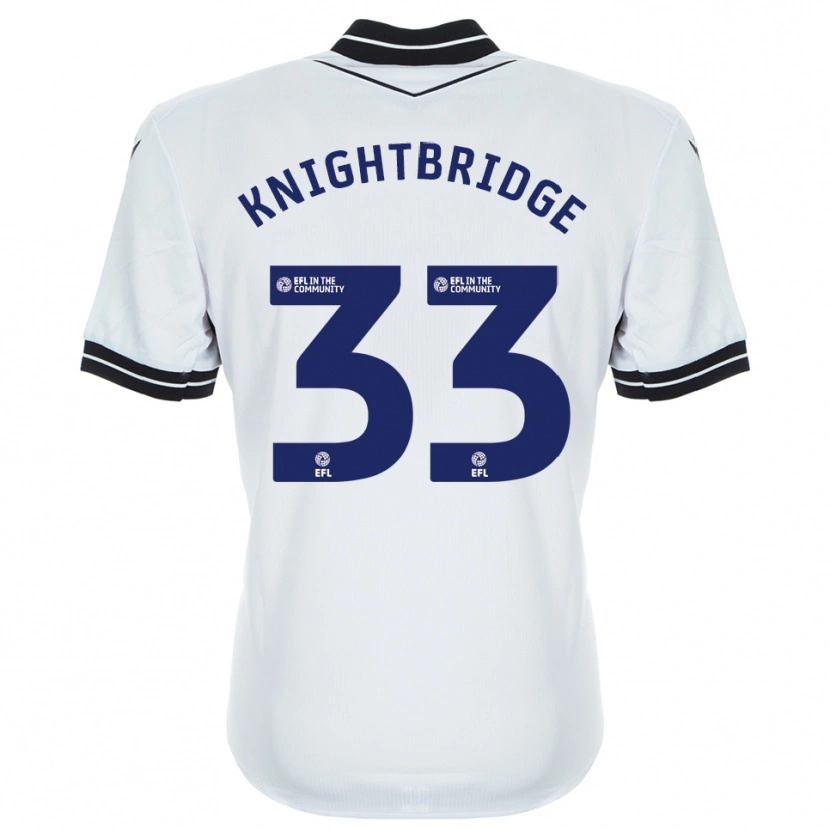 Danxen Criança Jacob Knightbridge #33 Azul Real Branco Camisola Guarda-Redes 2025/26 Camisa