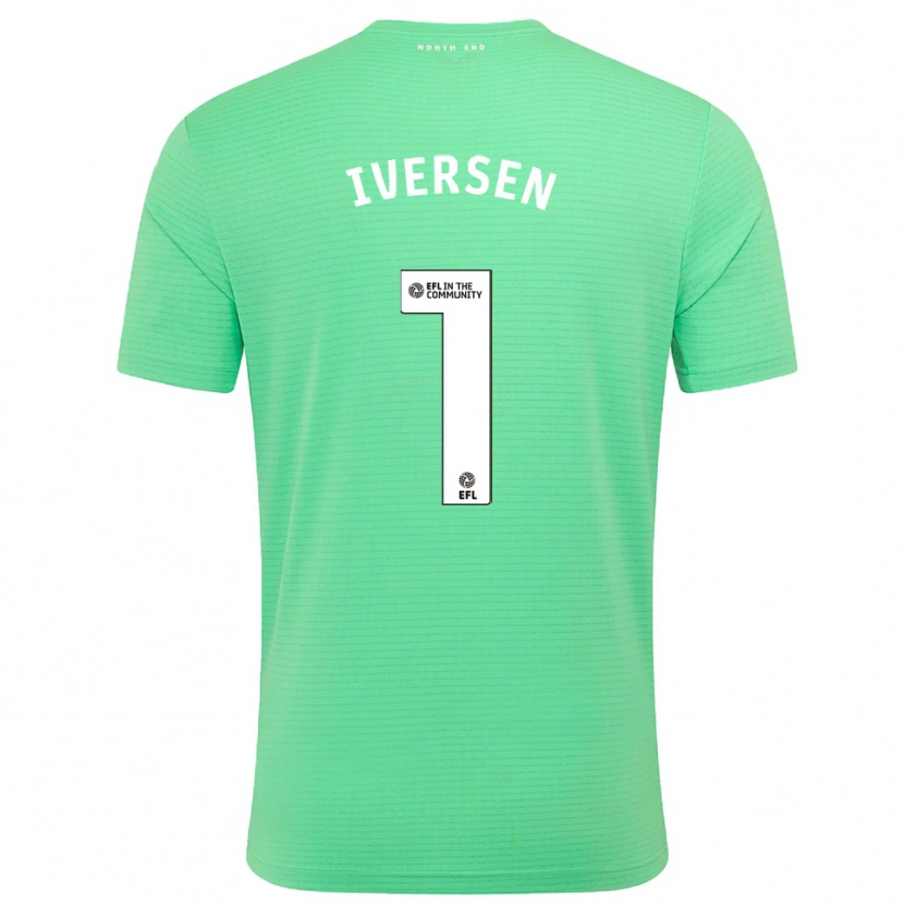 Danxen Criança Daniel Iversen #1 Turquesa Pastel Camisola Guarda-Redes 2025/26 Camisa
