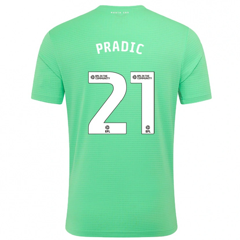 Danxen Criança James Pradic #21 Turquesa Pastel Camisola Guarda-Redes 2025/26 Camisa