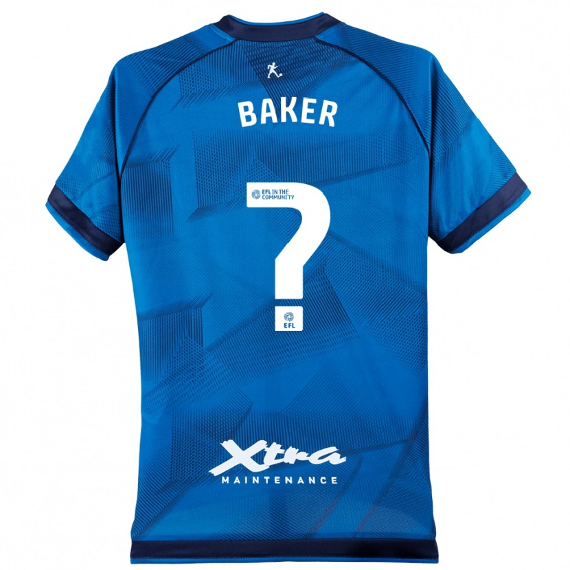 Danxen Criança Faye Baker #0 Azul Branco Camisola Guarda-Redes 2025/26 Camisa