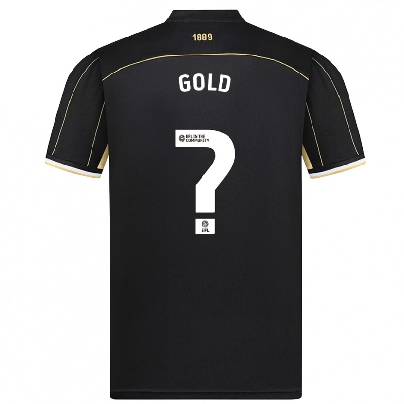 Danxen Criança Ethan Gold #0 Marrom Preto Camisola Guarda-Redes 2025/26 Camisa
