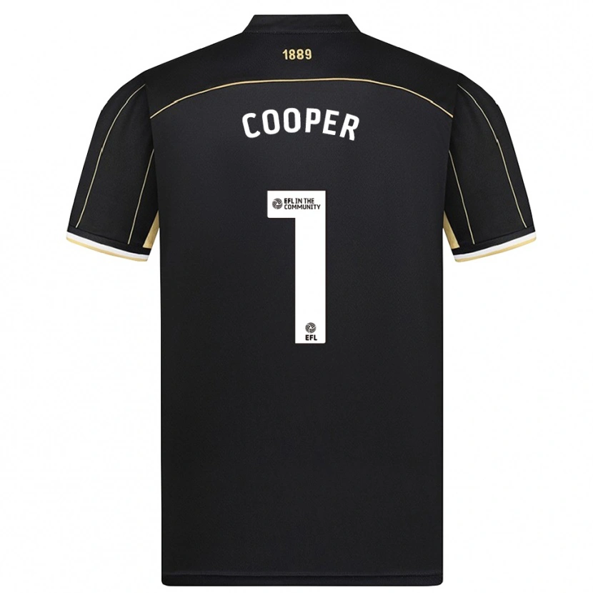 Danxen Criança Michael Cooper #1 Marrom Preto Camisola Guarda-Redes 2025/26 Camisa