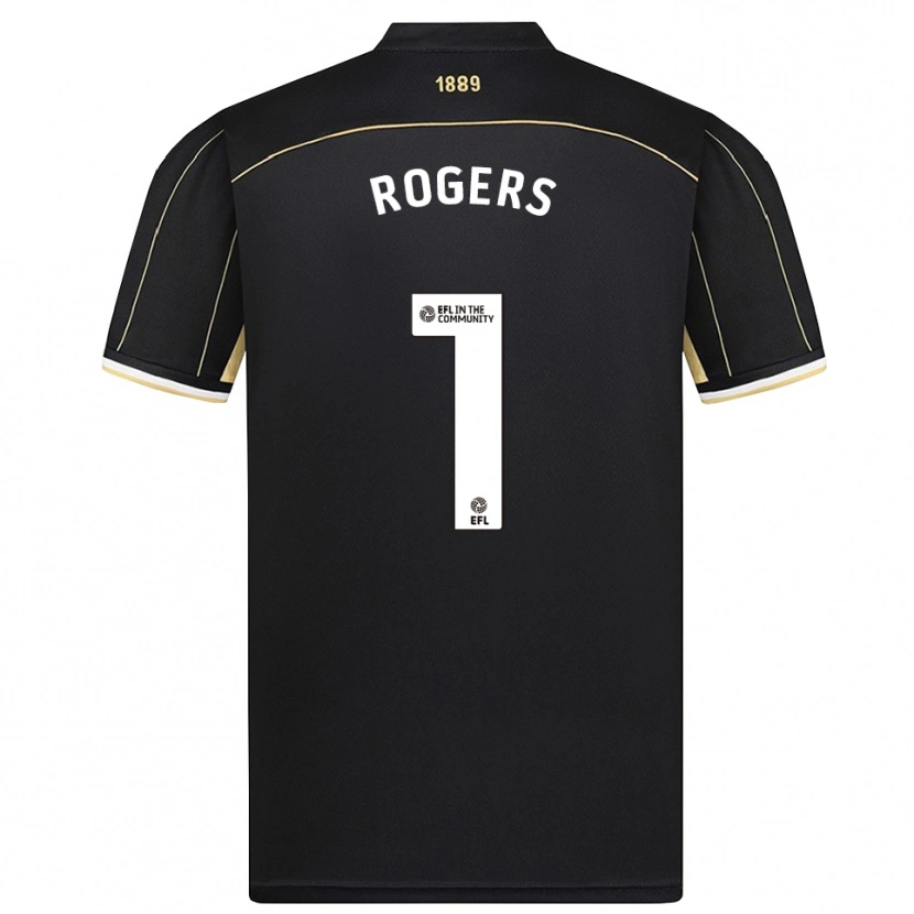 Danxen Criança Sian Rogers #1 Marrom Preto Camisola Guarda-Redes 2025/26 Camisa