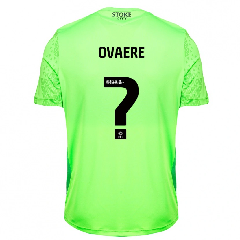 Danxen Criança Hayden Ovaere #0 Verde Preto Camisola Guarda-Redes 2025/26 Camisa