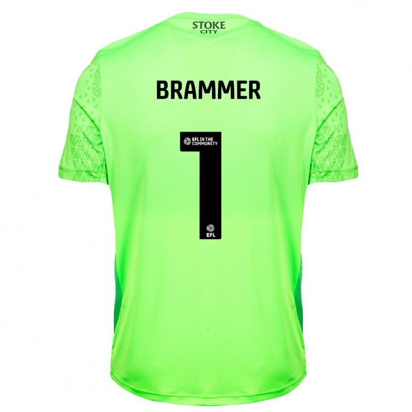 Danxen Criança Ruben Brammer #1 Verde Preto Camisola Guarda-Redes 2025/26 Camisa