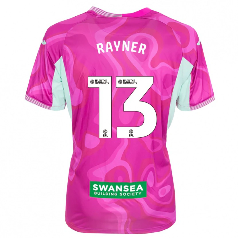 Danxen Criança Opal Rayner #13 Magenta Branco Camisola Guarda-Redes 2025/26 Camisa