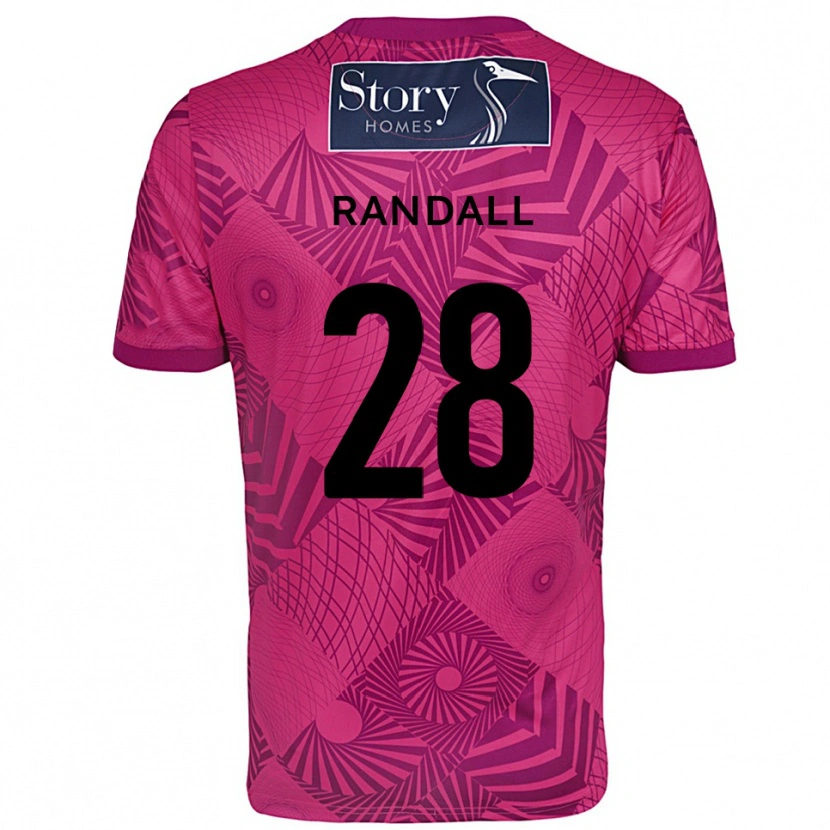 Danxen Criança Thomas Randall #28 Magenta Roxo Camisola Guarda-Redes 2025/26 Camisa