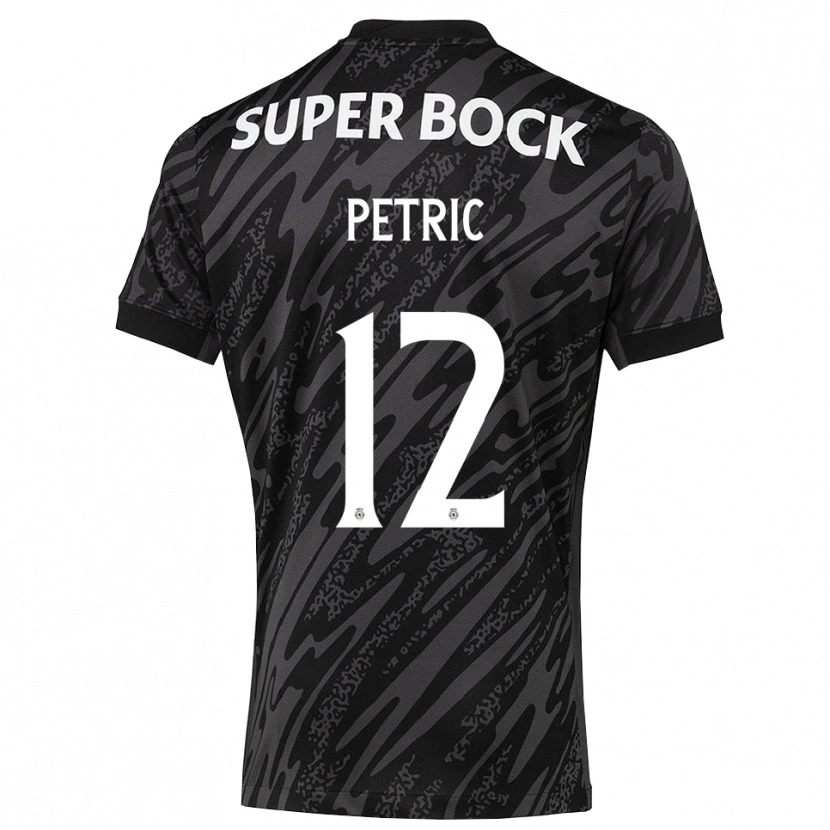 Danxen Criança Luka Petric #12 Cinza Preto Branco Camisola Guarda-Redes 2025/26 Camisa