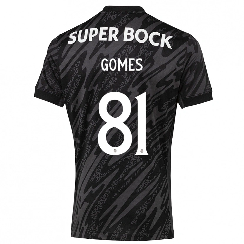 Danxen Criança Salvador Gomes #81 Cinza Preto Branco Camisola Guarda-Redes 2025/26 Camisa