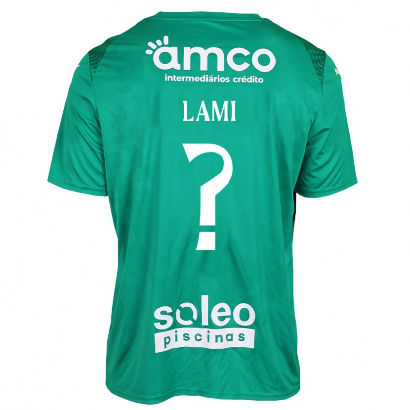 Danxen Criança Dário Lami #0 Verde Branco Camisola Guarda-Redes 2025/26 Camisa