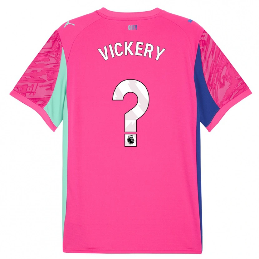 Danxen Criança Ben Vickery #0 Rosa Rosa Camisola Guarda-Redes 2025/26 Camisa