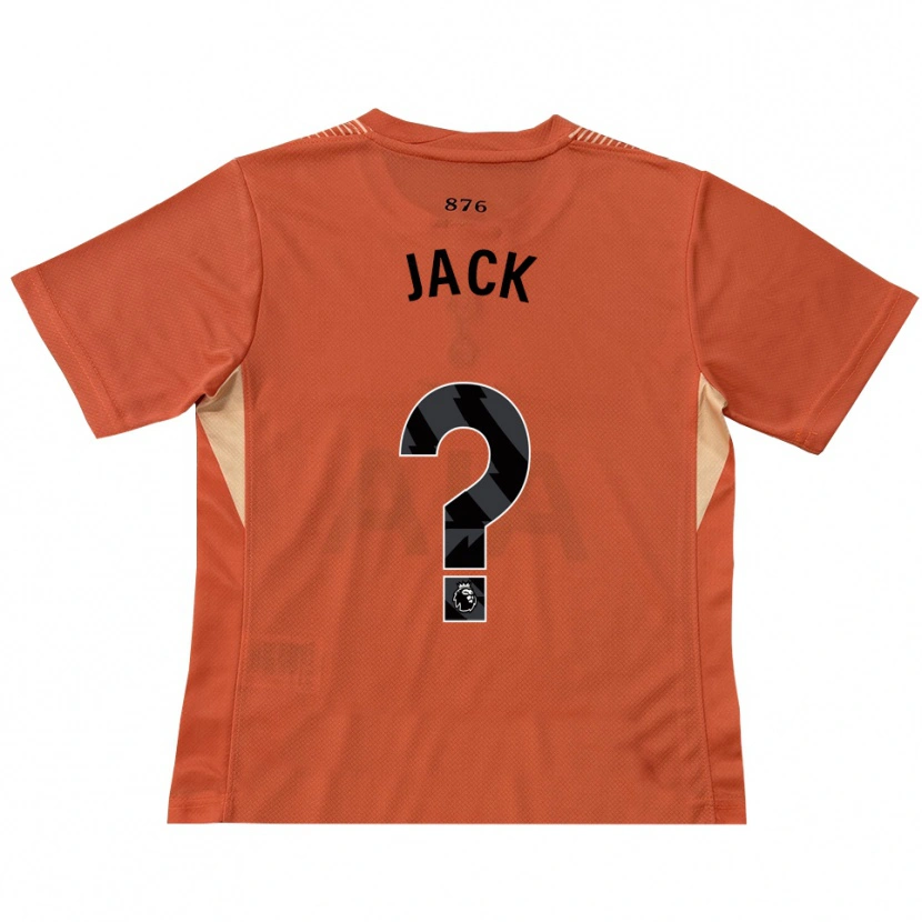 Danxen Criança Mikel Jack #0 Laranja Preto Camisola Guarda-Redes 2025/26 Camisa