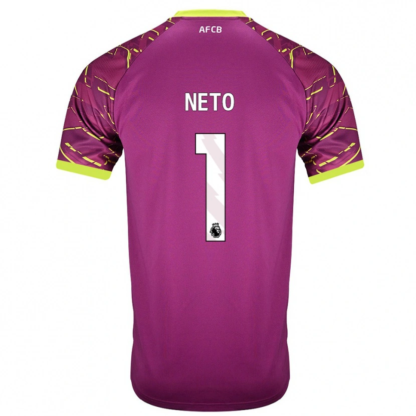Danxen Criança Neto #1 Magenta Escuro Camisola Guarda-Redes 2025/26 Camisa